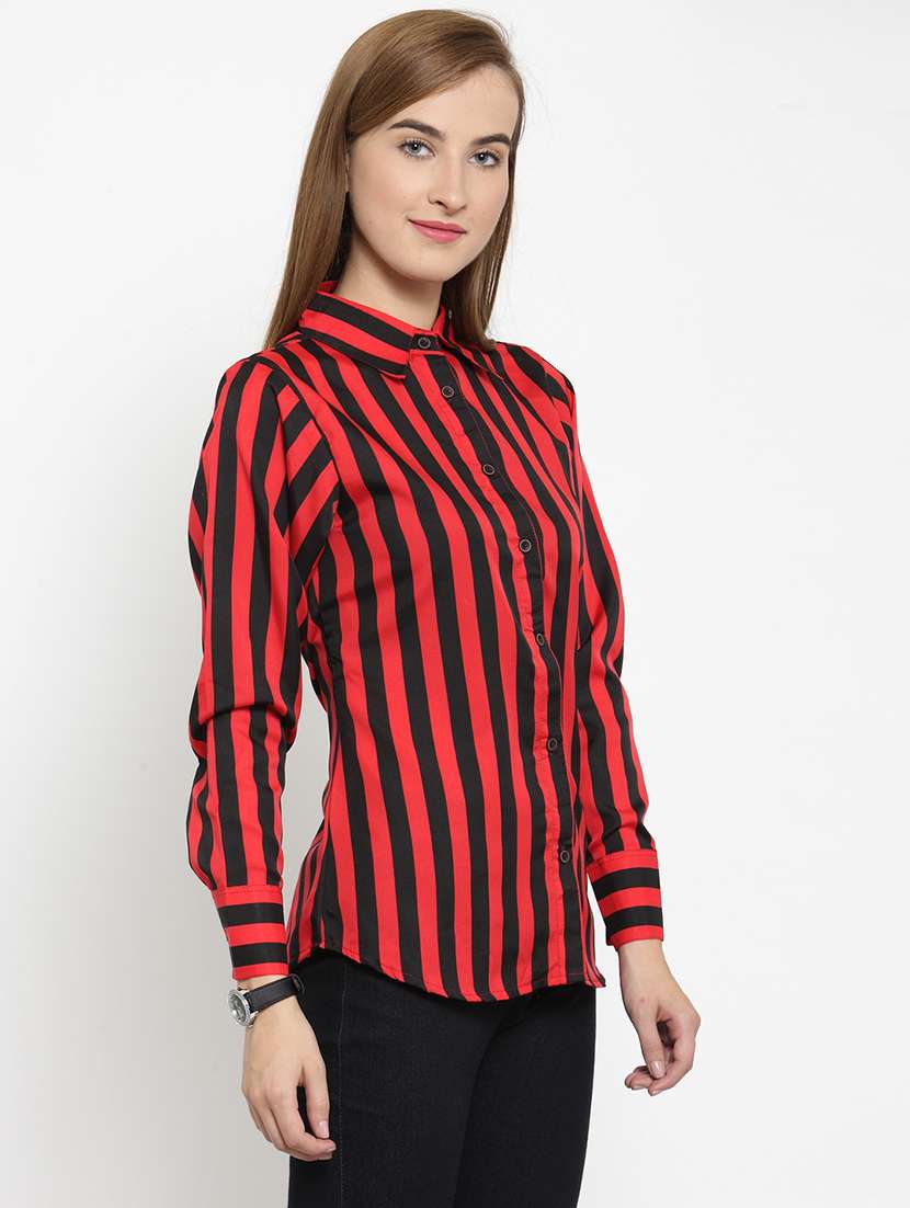 women collared long sleeve regular fit shirt - 22184976 -  Standard Image - 1
