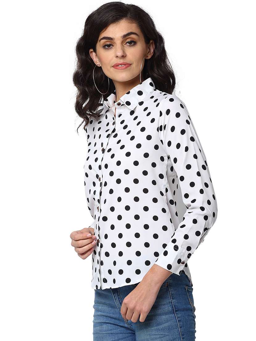 women collared long sleeve regular fit shirt - 22184984 -  Standard Image - 1