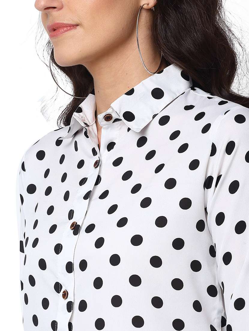 women collared long sleeve regular fit shirt - 22184984 -  Standard Image - 4