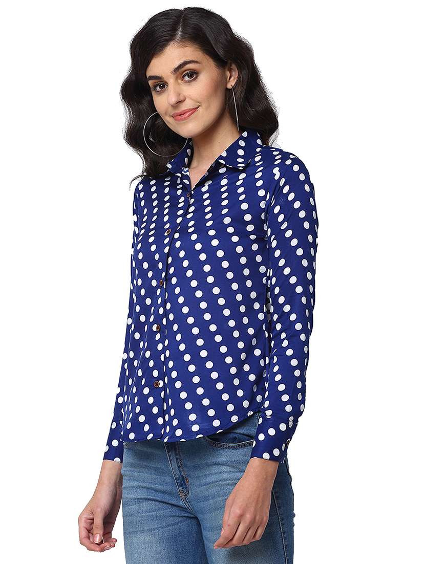 women collared long sleeve regular fit shirt - 22184985 -  Standard Image - 1