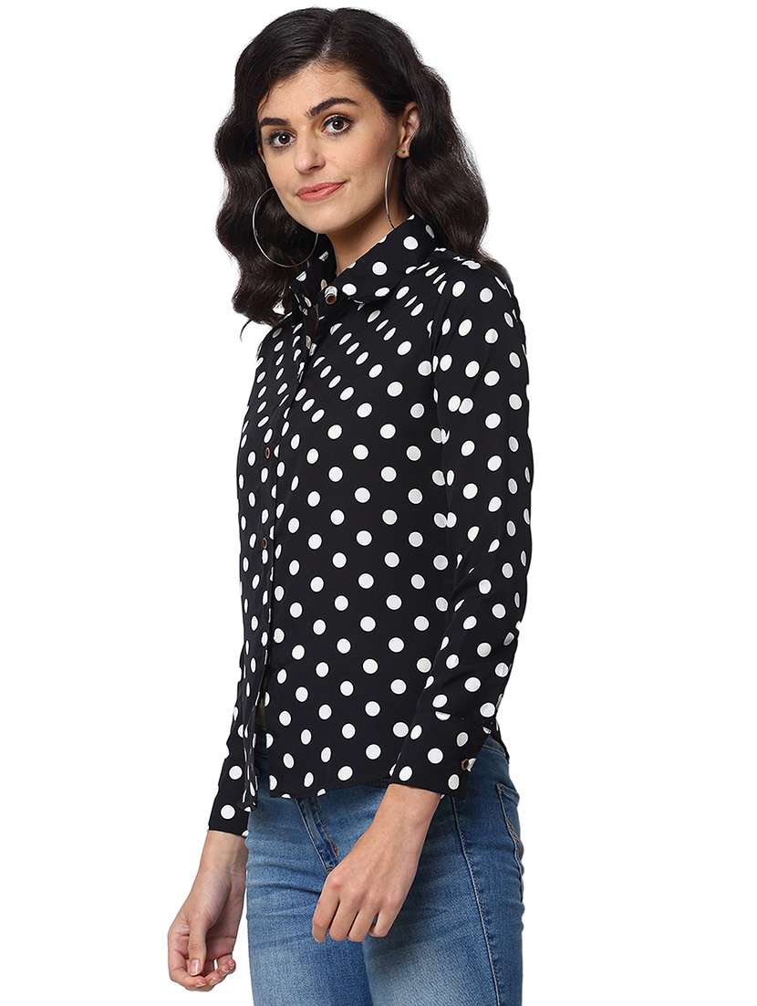 women collared long sleeve regular fit shirt - 22184987 -  Standard Image - 1