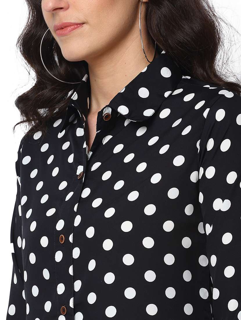 women collared long sleeve regular fit shirt - 22184987 -  Standard Image - 4