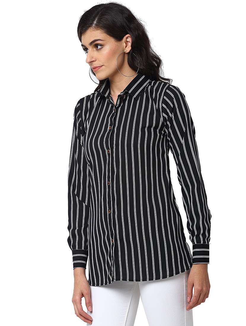 women collared long sleeve regular fit shirt - 22184988 -  Standard Image - 1