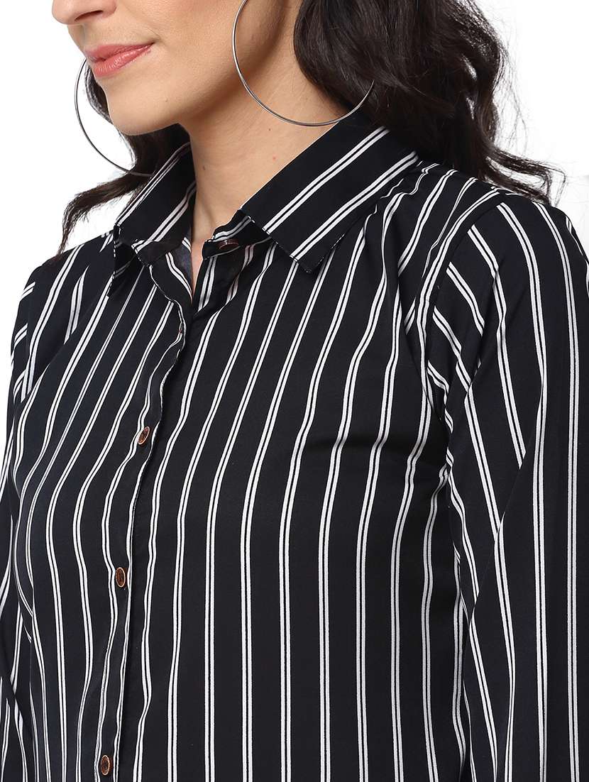 women collared long sleeve regular fit shirt - 22184988 -  Standard Image - 4