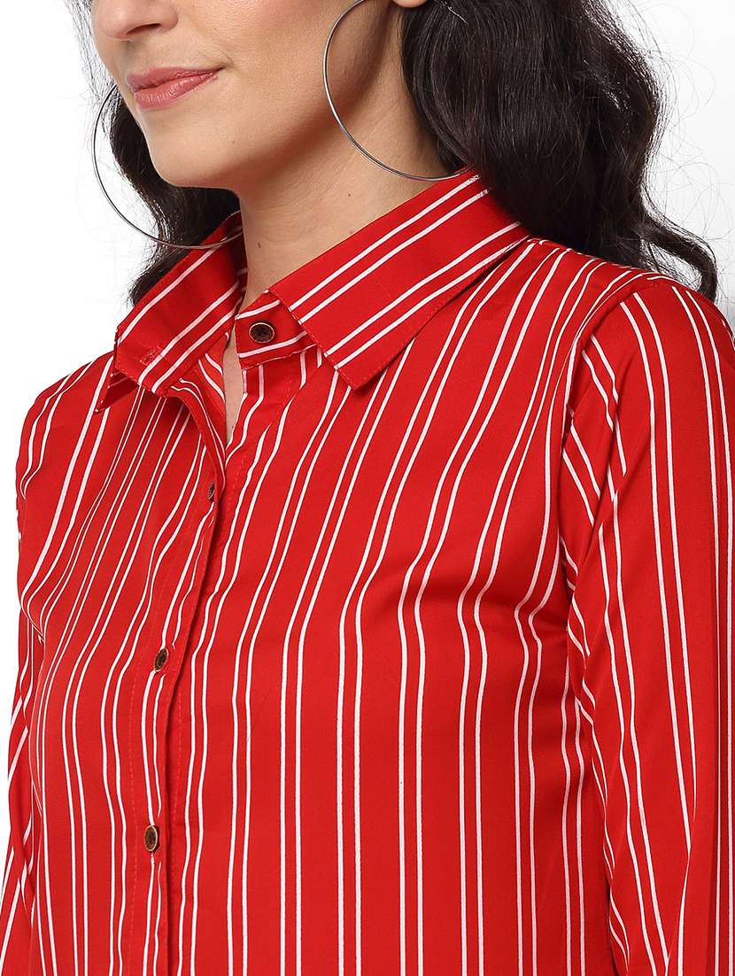 women collared long sleeve regular fit shirt - 22184989 -  Standard Image - 4