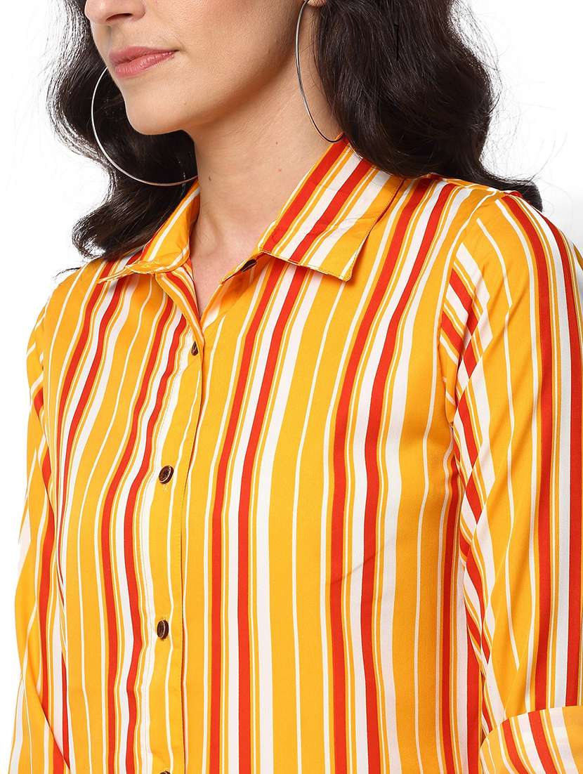 women collared long sleeve regular fit shirt - 22184992 -  Standard Image - 4