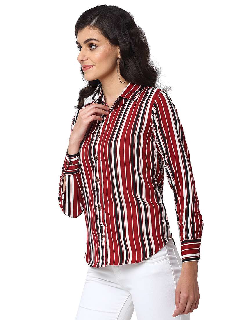 women collared long sleeve regular fit shirt - 22184993 -  Standard Image - 1