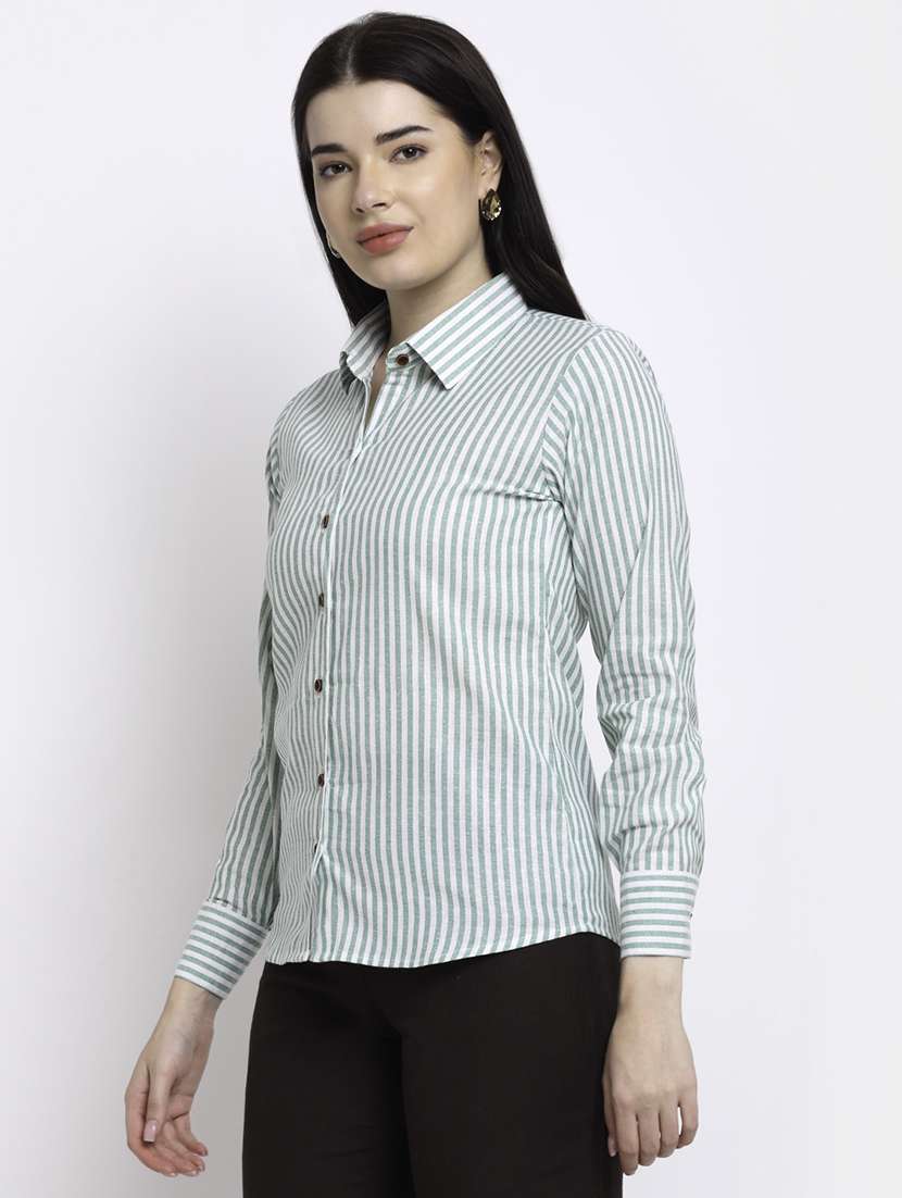 women collared long sleeve regular fit shirt - 22185000 -  Standard Image - 1
