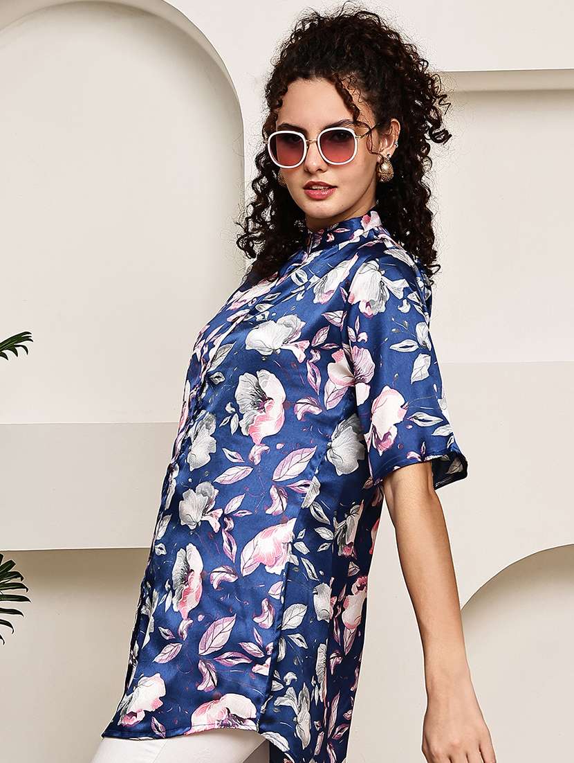 women collared short sleeve regular fit shirt - 22185043 -  Standard Image - 1