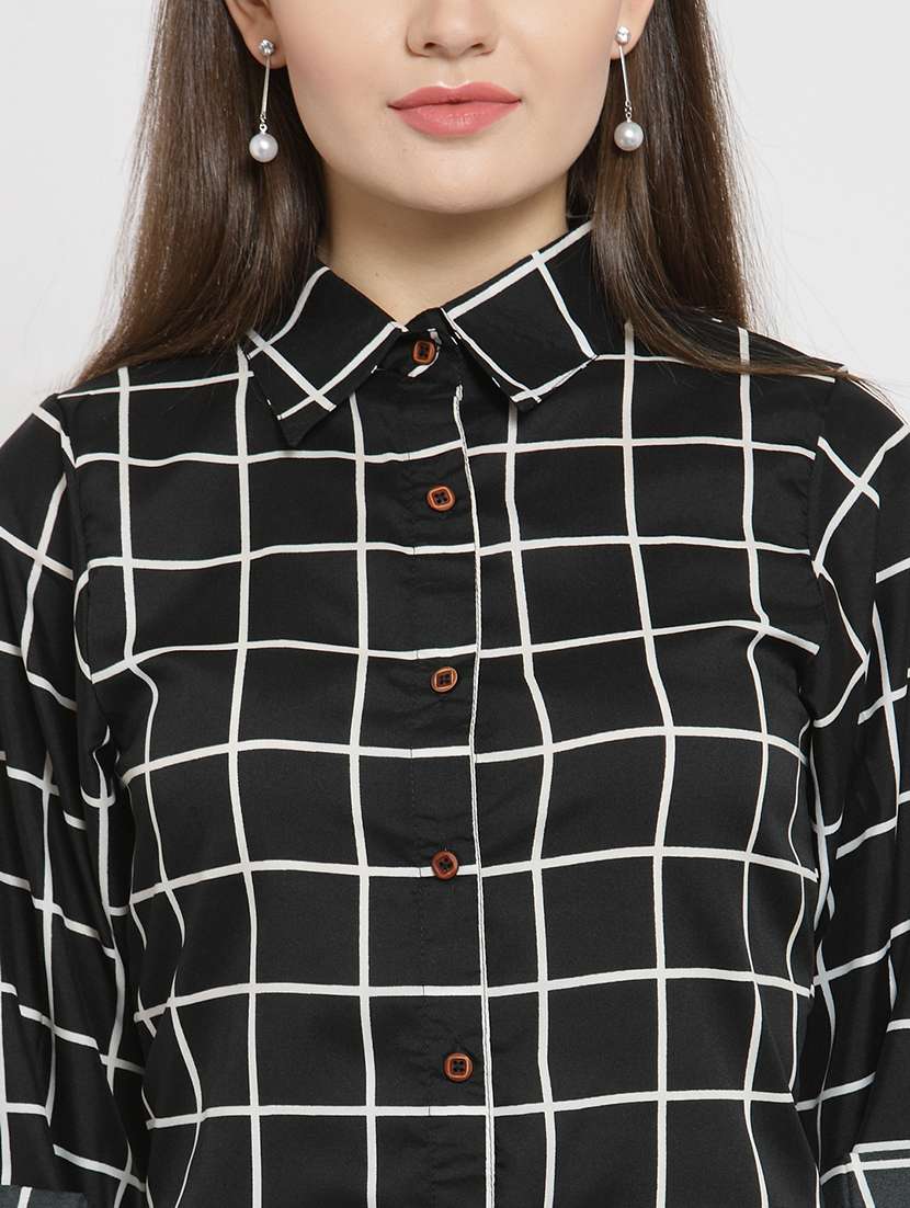 women collared long sleeve regular fit shirt - 22185049 -  Standard Image - 6
