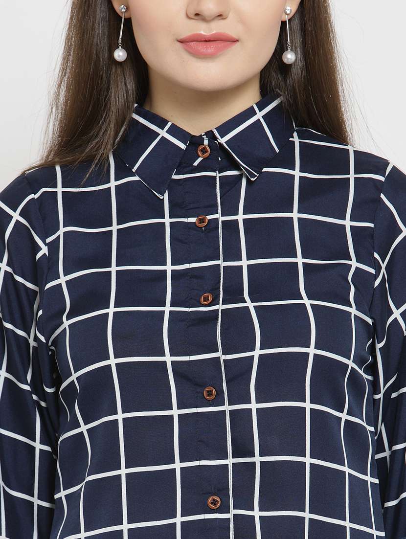 women collared long sleeve regular fit shirt - 22185050 -  Standard Image - 6