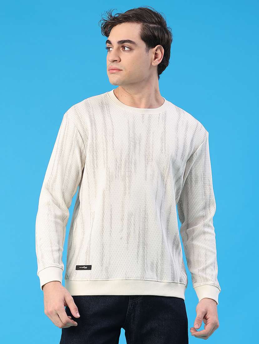 men printed long sleeve regular fit sweatshirt - 22185284 -  Standard Image - 1