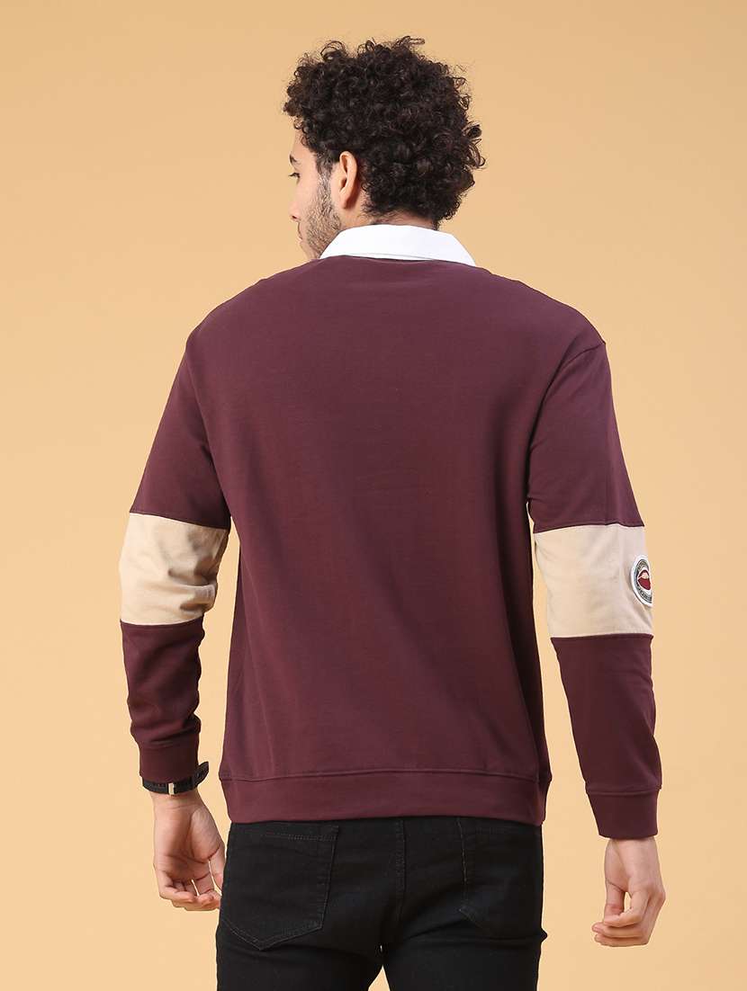 men typographic long sleeve regular fit sweatshirt - 22185315 -  Standard Image - 4