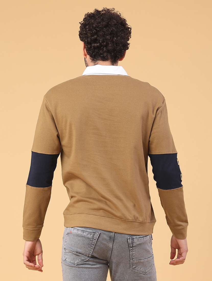 men typographic long sleeve regular fit sweatshirt - 22185317 -  Standard Image - 4