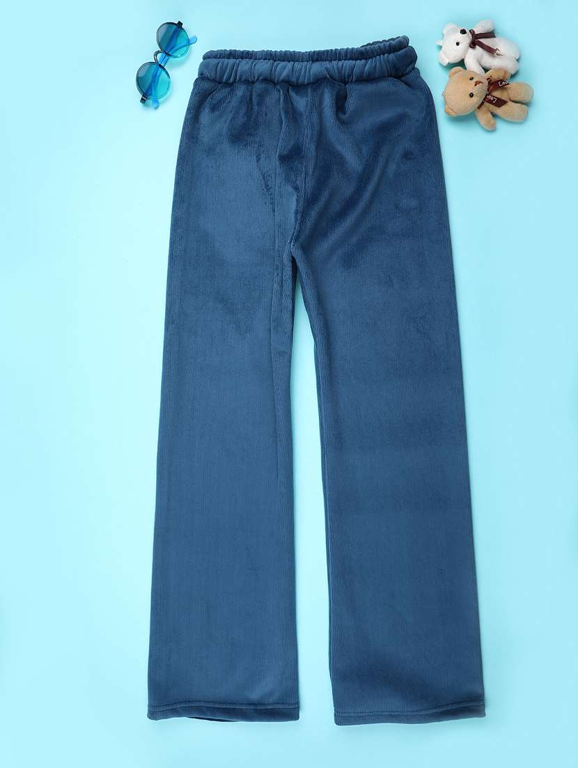 girls solid mid rise nightwear pyjama - 22185352 -  Standard Image - 1