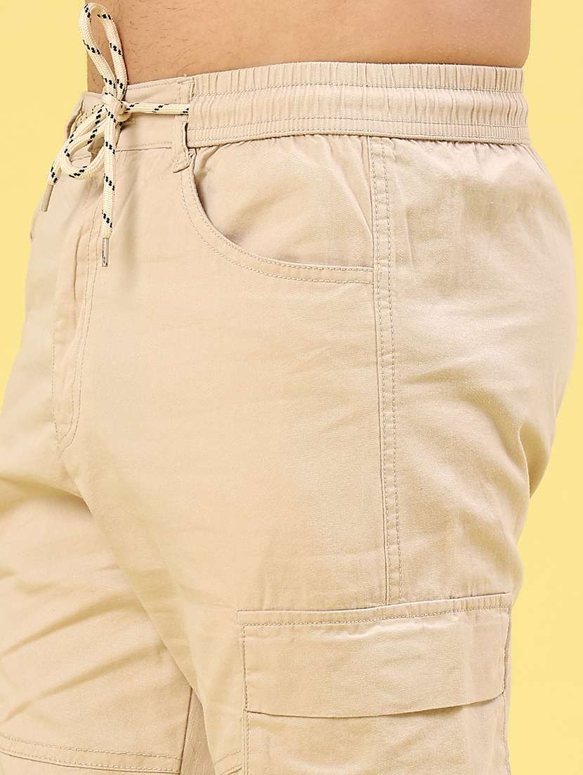men beige cotton cargo - 22185384 -  Standard Image - 1