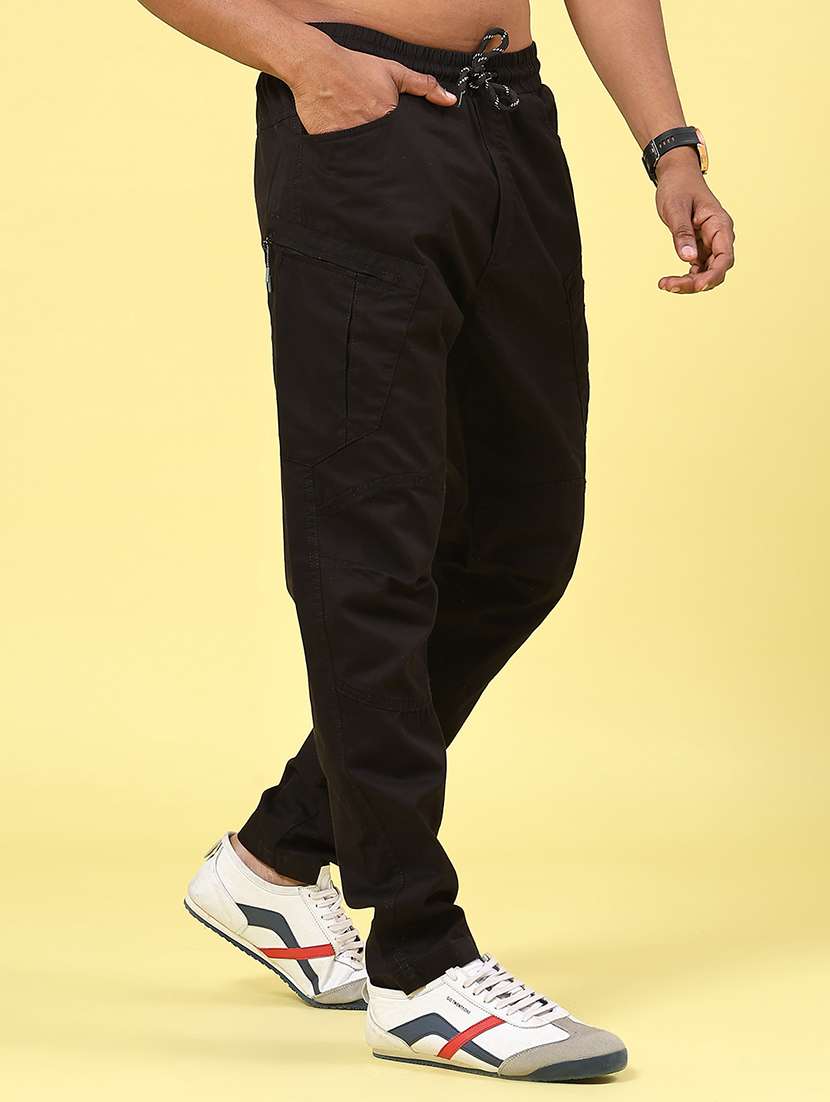 men black cotton cargo - 22185386 -  Standard Image - 4