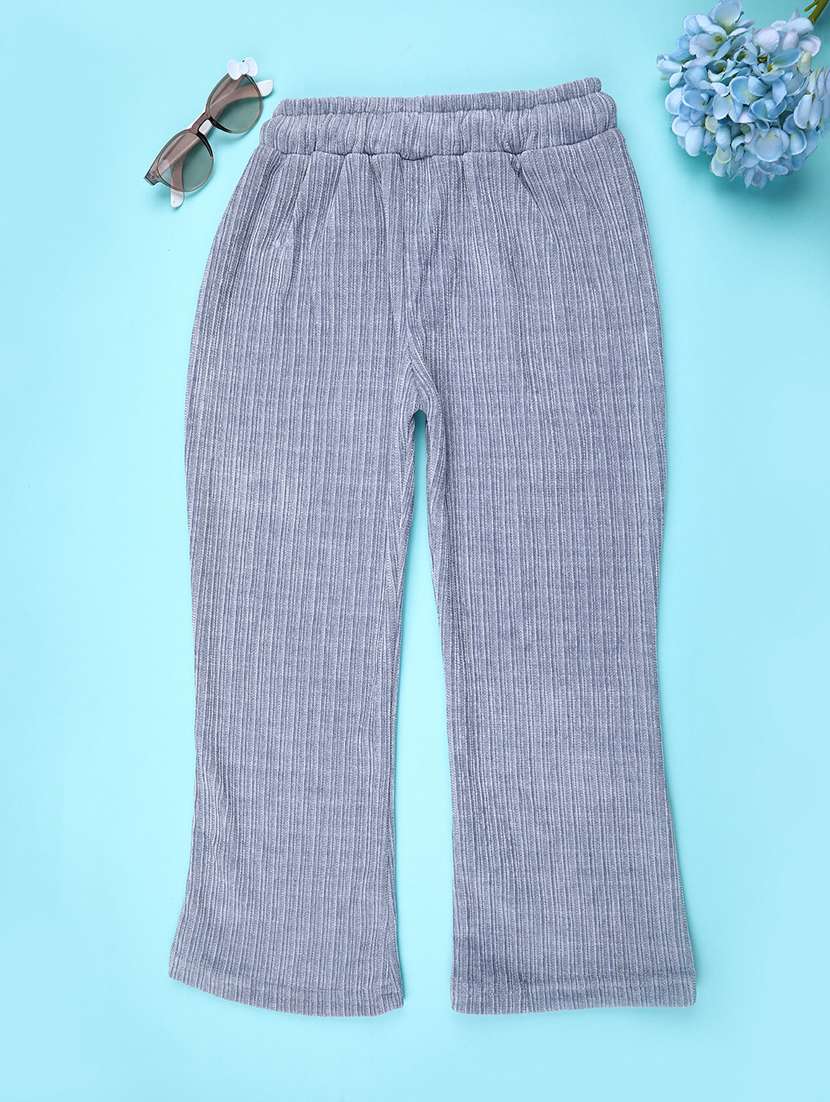 girls solid mid rise nightwear pyjama - 22185410 -  Standard Image - 1