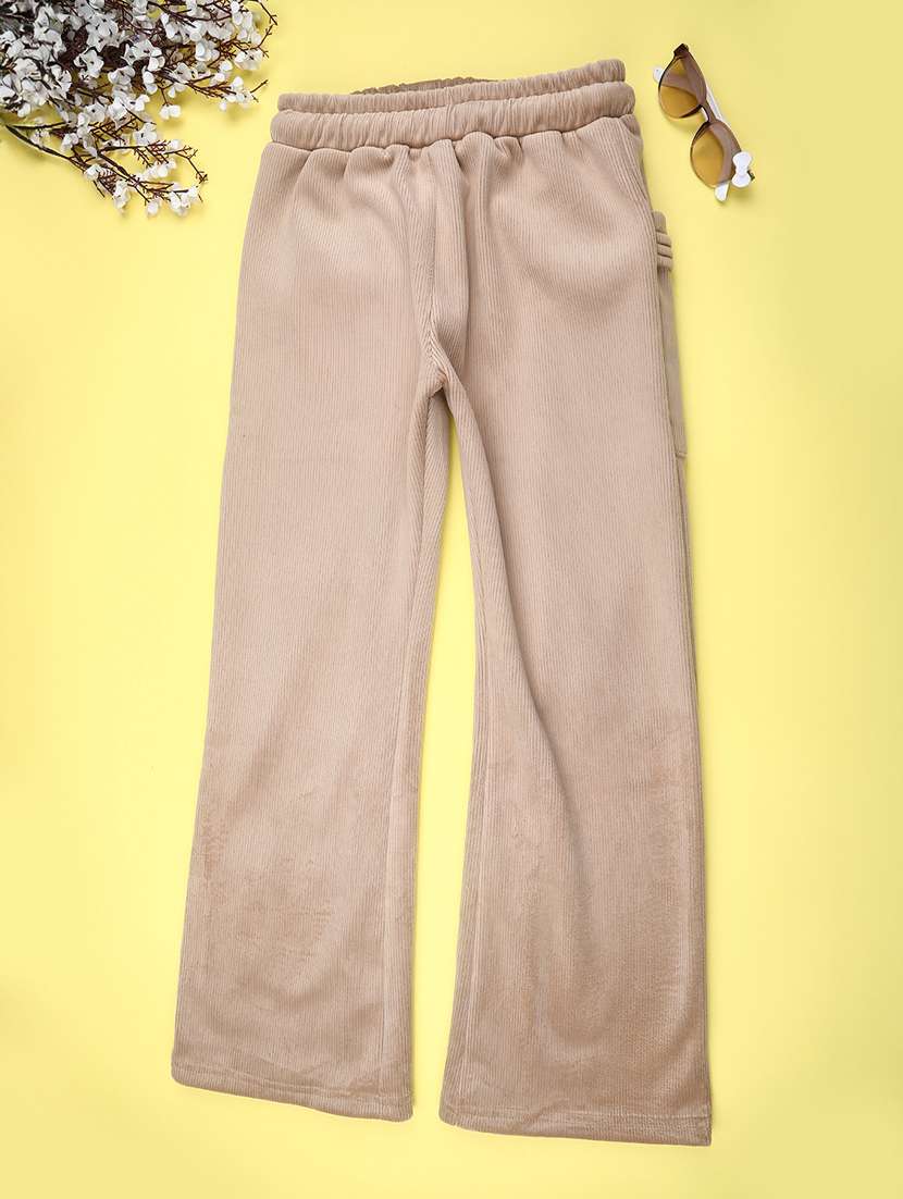 girls solid mid rise nightwear pyjama - 22185450 -  Standard Image - 1