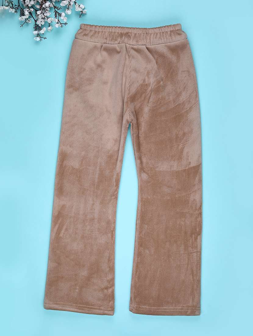 girls solid mid rise nightwear pyjama - 22185457 -  Standard Image - 1