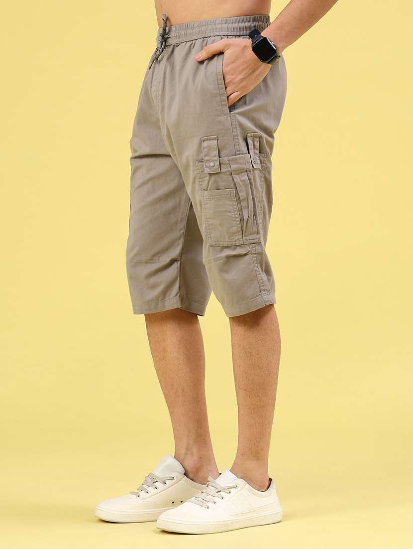 men grey cotton short - 22185472 -  Standard Image - 4