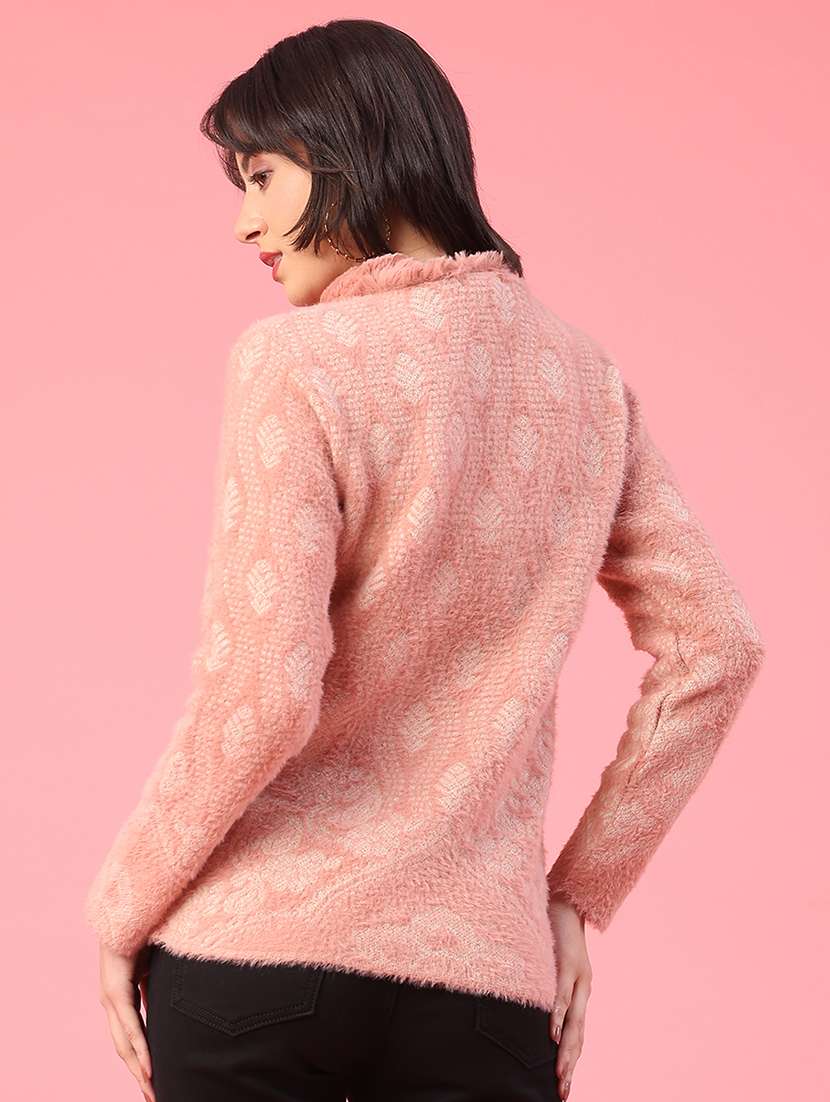 women self design long sleeve cardigan - 22185493 -  Standard Image - 4