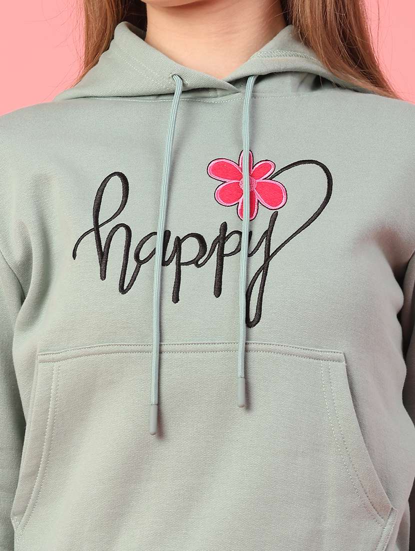 women printed long sleeve hooded sweatshirt - 22185663 -  Standard Image - 4