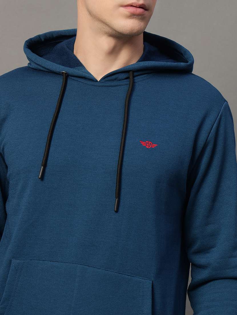 men solid long sleeve regualr fit sweatshirt - 22185833 -  Standard Image - 4