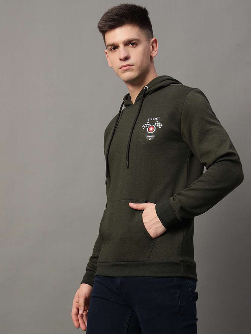 men placement print long sleeve regular fit sweatshirt - 22185847 -  Standard Image - 1