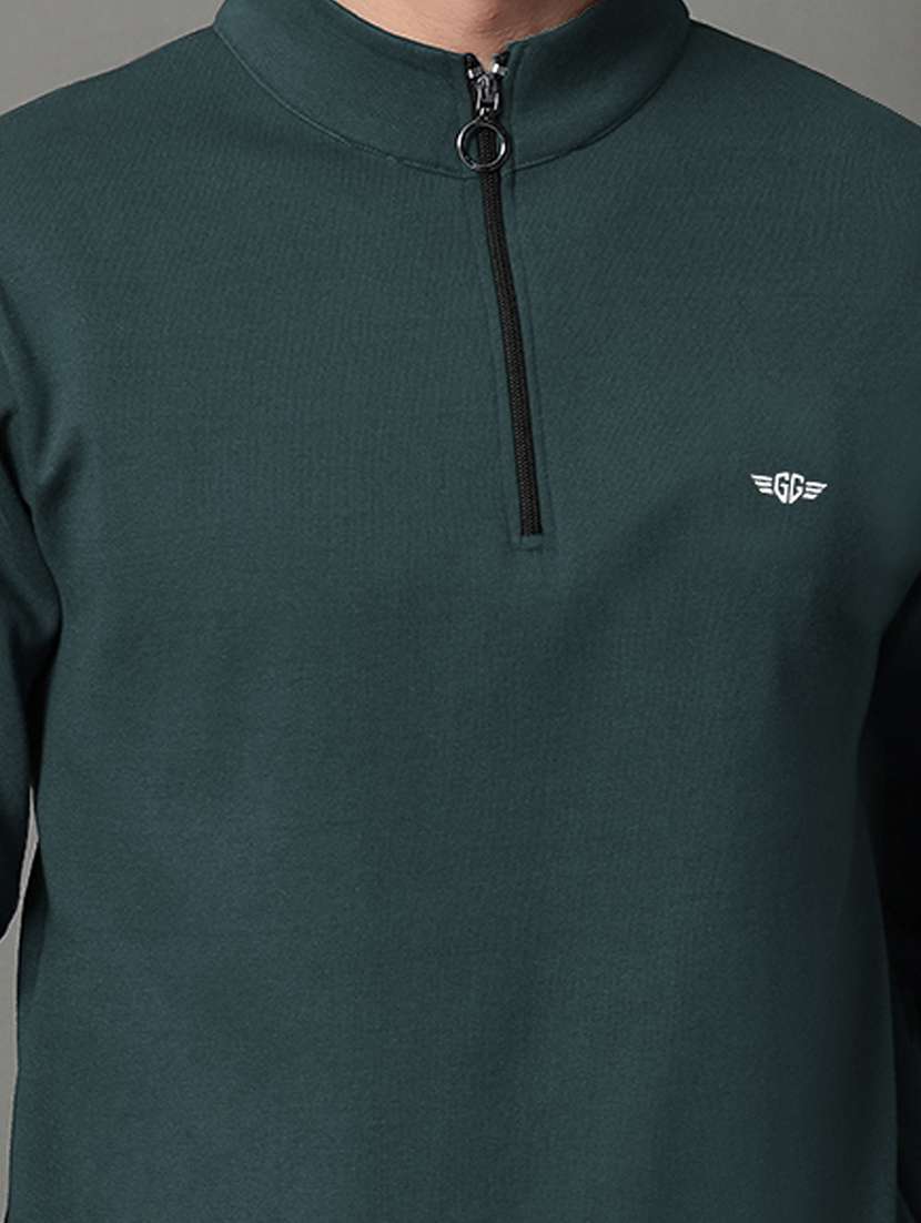 men solid long sleeve regular fit sweatshirt - 22185904 -  Standard Image - 4