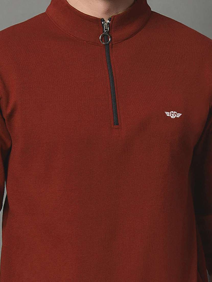 men solid long sleeve regular fit sweatshirt - 22185909 -  Standard Image - 4