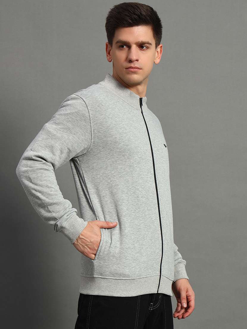 men solid long sleeve regular fit sweatshirt - 22185926 -  Standard Image - 1