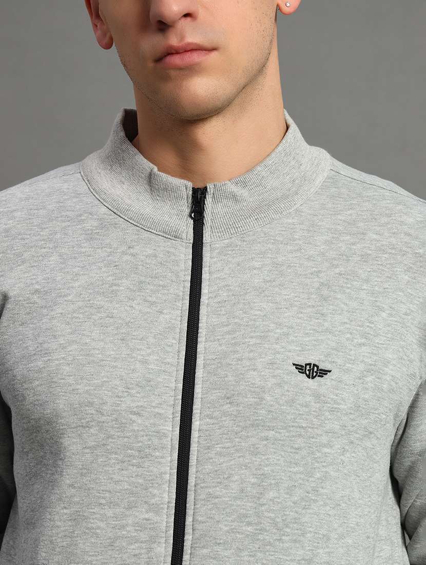 men solid long sleeve regular fit sweatshirt - 22185926 -  Standard Image - 4