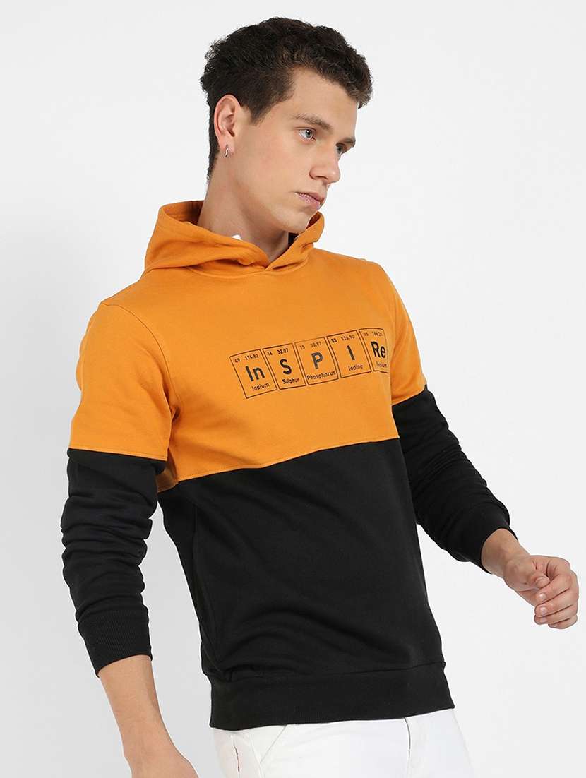 men color block long sleeve regular fit sweatshirt - 22185963 -  Standard Image - 1