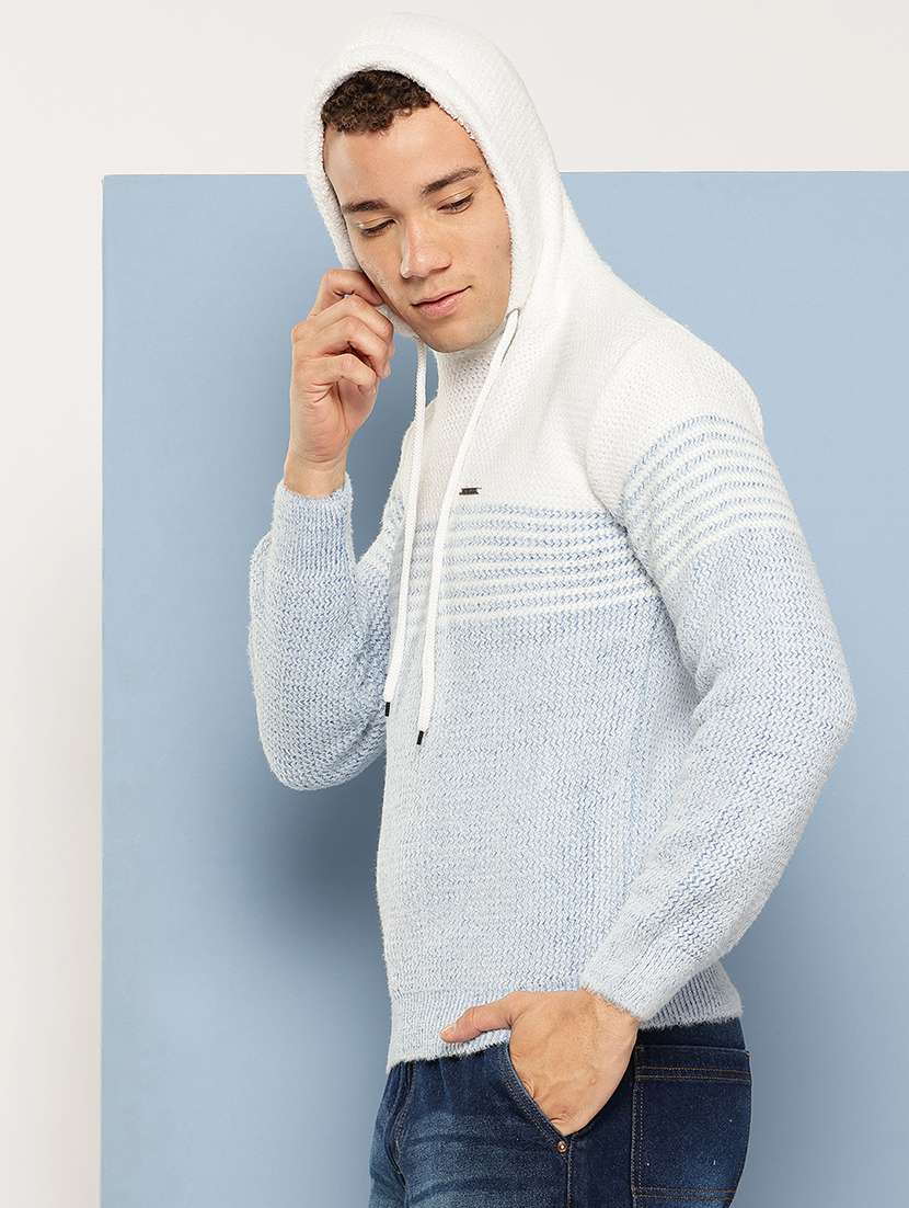 men self design long sleeve regular fit pullover  - 22186099 -  Standard Image - 1