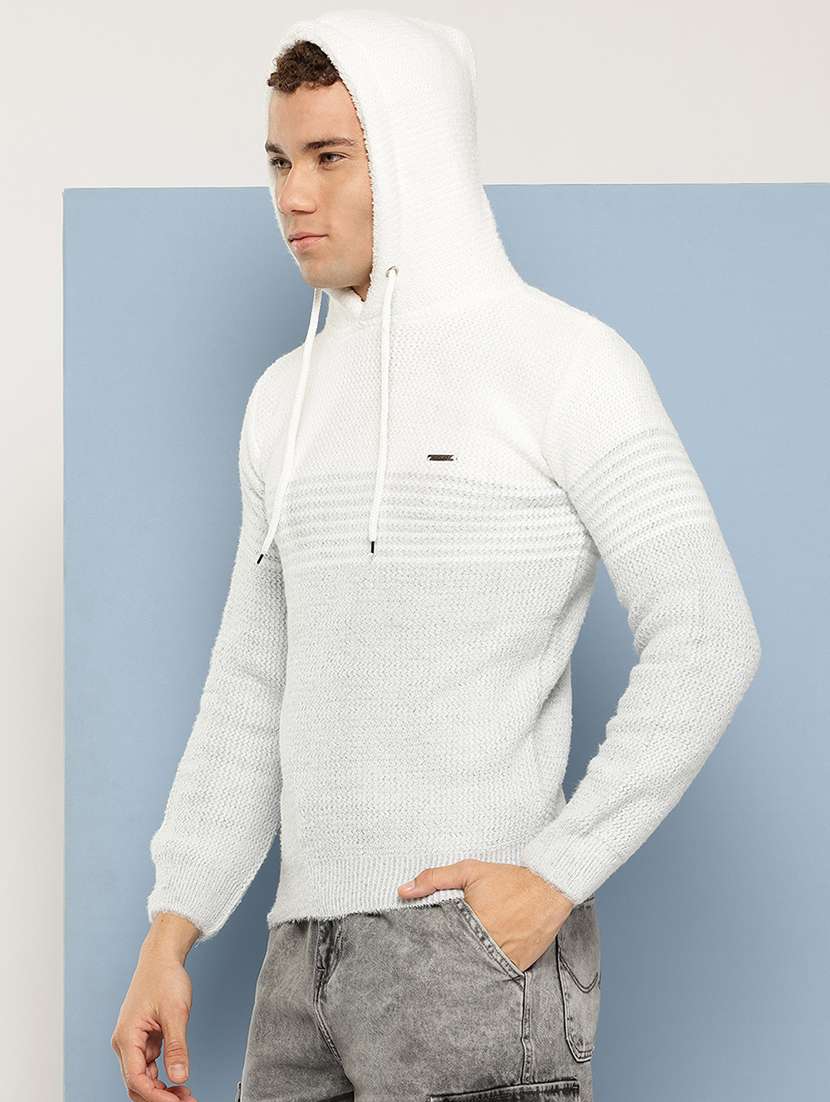 men self design long sleeve regular fit pullover  - 22186100 -  Standard Image - 1