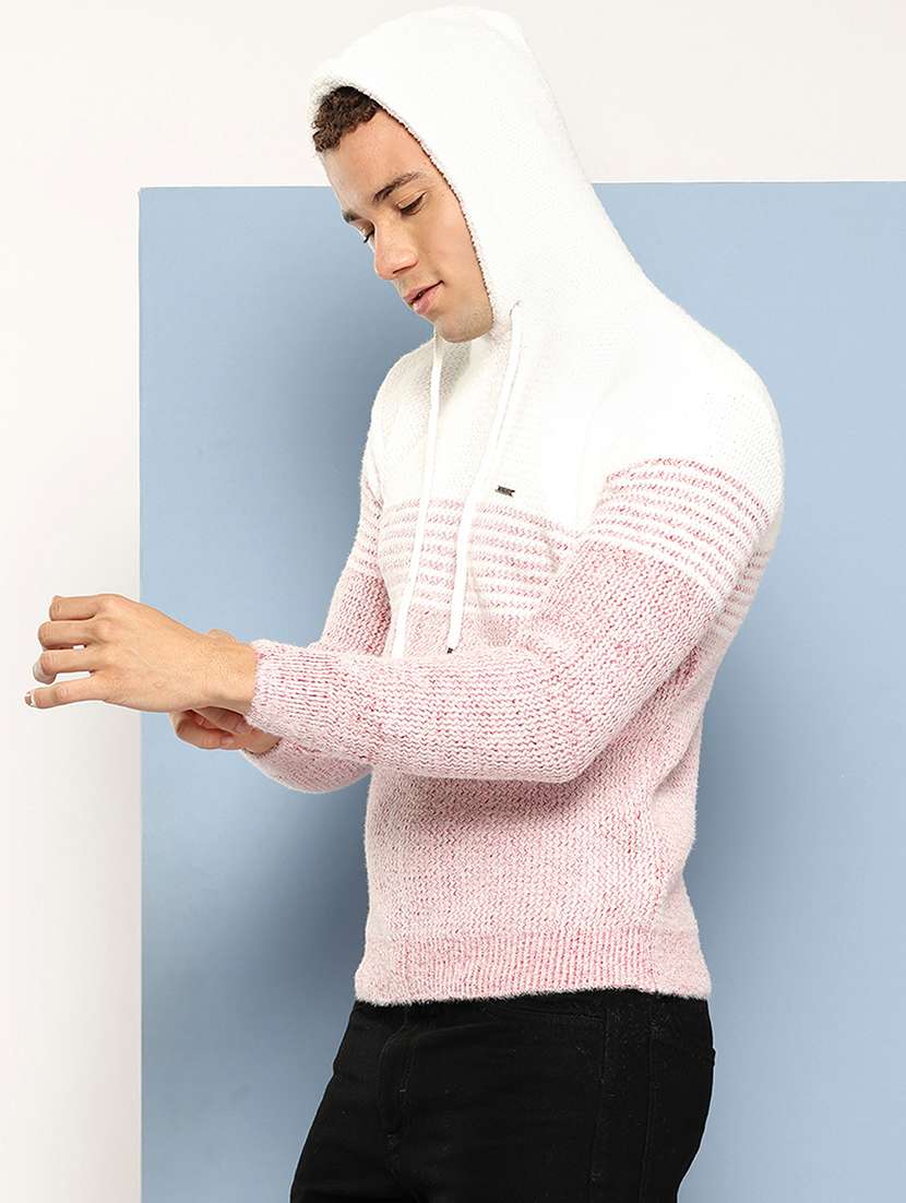 men self design long sleeve regular fit pullover  - 22186102 -  Standard Image - 1