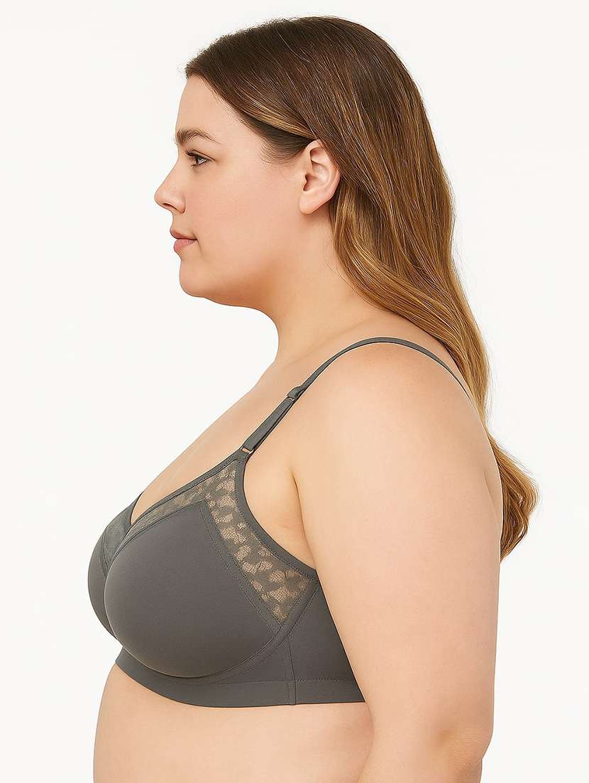 women solid non padded regular bra - 22186145 -  Standard Image - 1