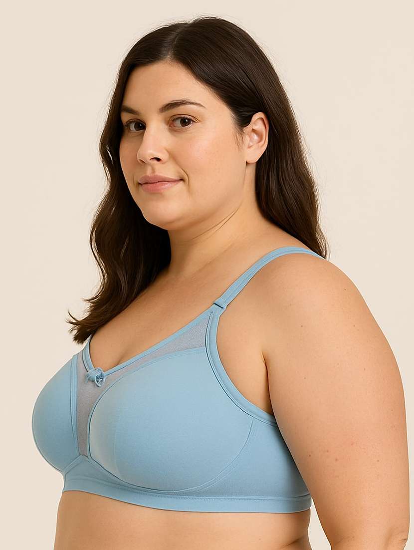 women solid non padded regular bra - 22186154 -  Standard Image - 1