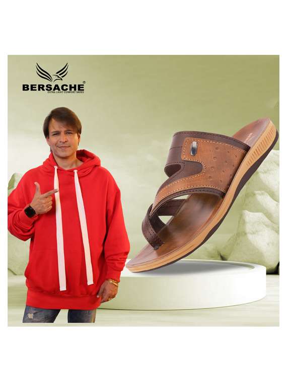 men color block toe seperator sandal - 22186245 -  Standard Image - 1