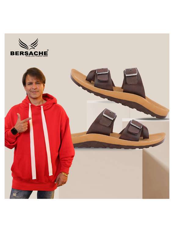 men solid toe seperator sandal - 22186247 -  Standard Image - 1