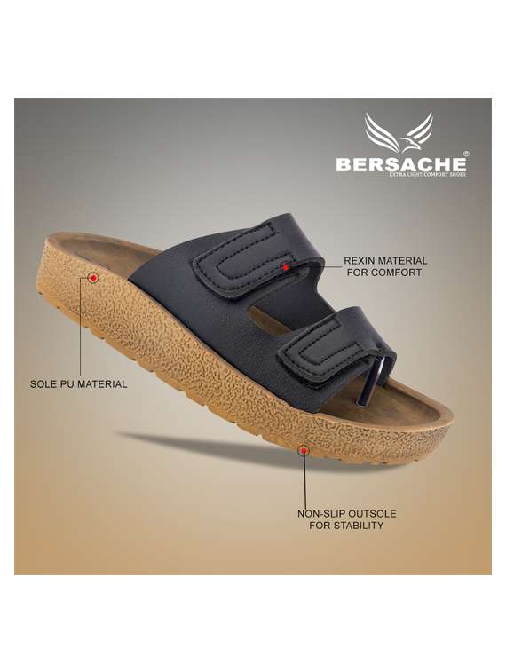 men solid toe seperator sandal - 22186252 -  Standard Image - 4