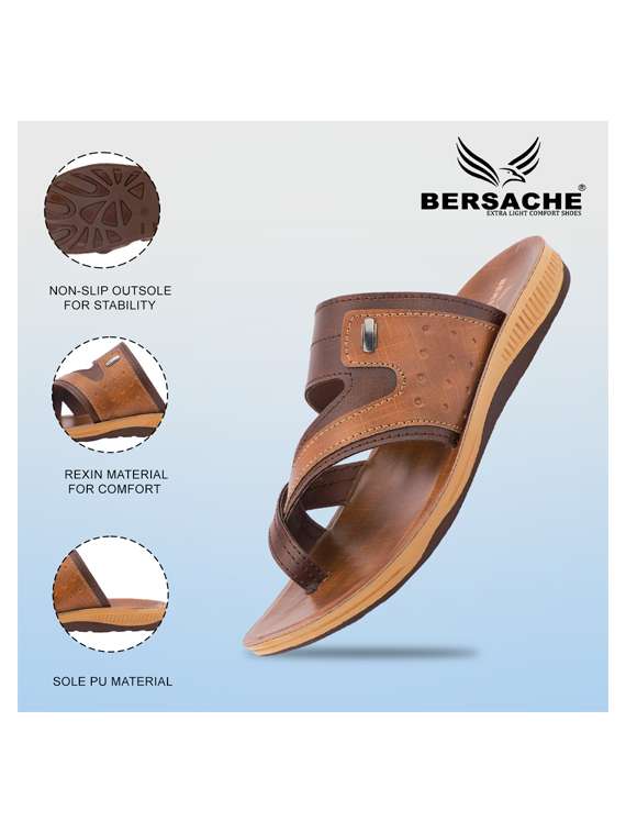 men color block toe seperator sandal - 22186255 -  Standard Image - 4