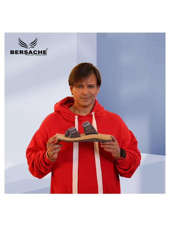 men solid toe seperator sandal - 22186257 -  Standard Image - 1