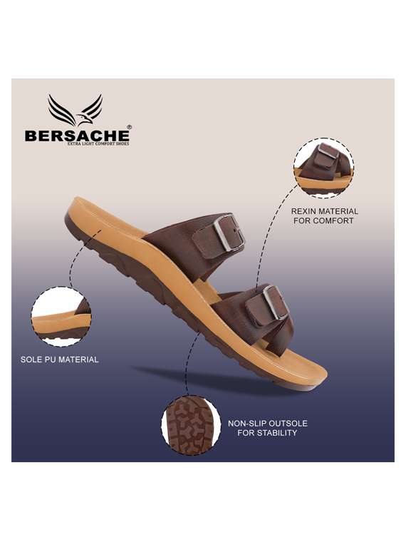 men solid toe seperator sandal - 22186257 -  Standard Image - 4