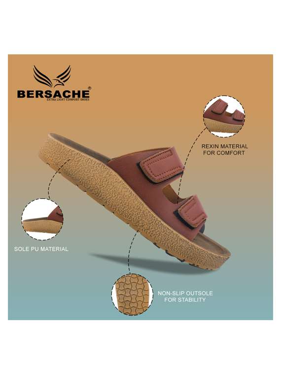 men solid toe seperator sandal - 22186261 -  Standard Image - 4