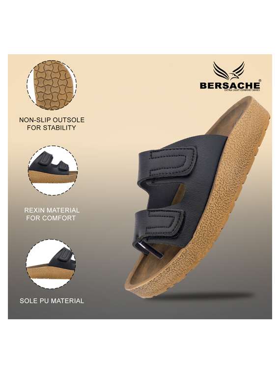 men solid toe seperator sandal - 22186262 -  Standard Image - 4