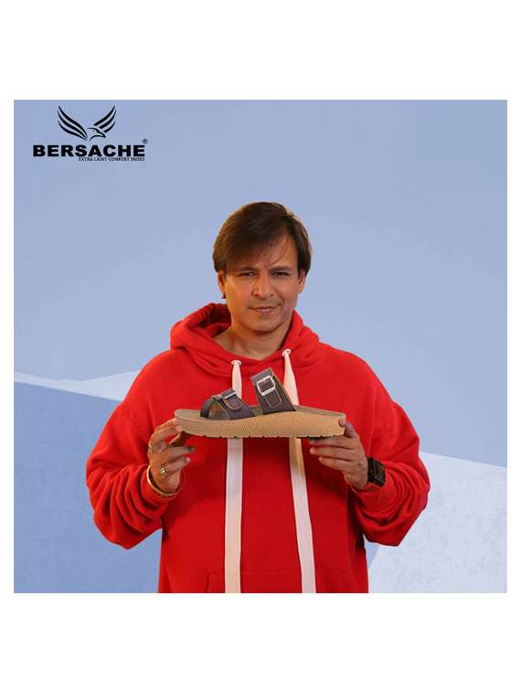 men solid toe seperator sandal - 22186264 -  Standard Image - 1