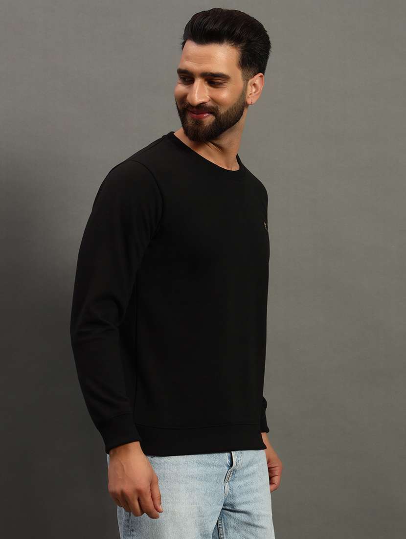 men solid long sleeve regular fit sweatshirt - 22186274 -  Standard Image - 1