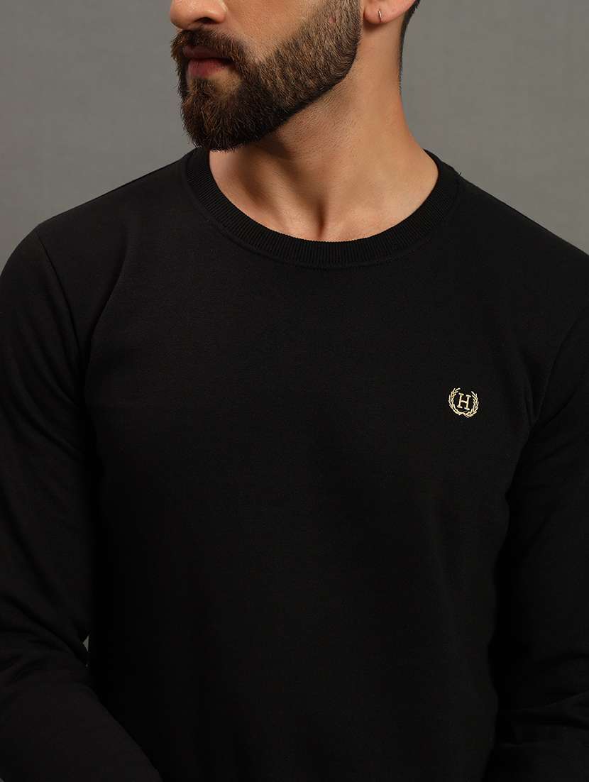 men solid long sleeve regular fit sweatshirt - 22186274 -  Standard Image - 4